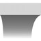 Ekena Millwork 4-in. W x 30-in. D x 38-in. H Westlake Architectural Grade PVC Knee Brace BRCP04X30X38WTL - alternate 6
